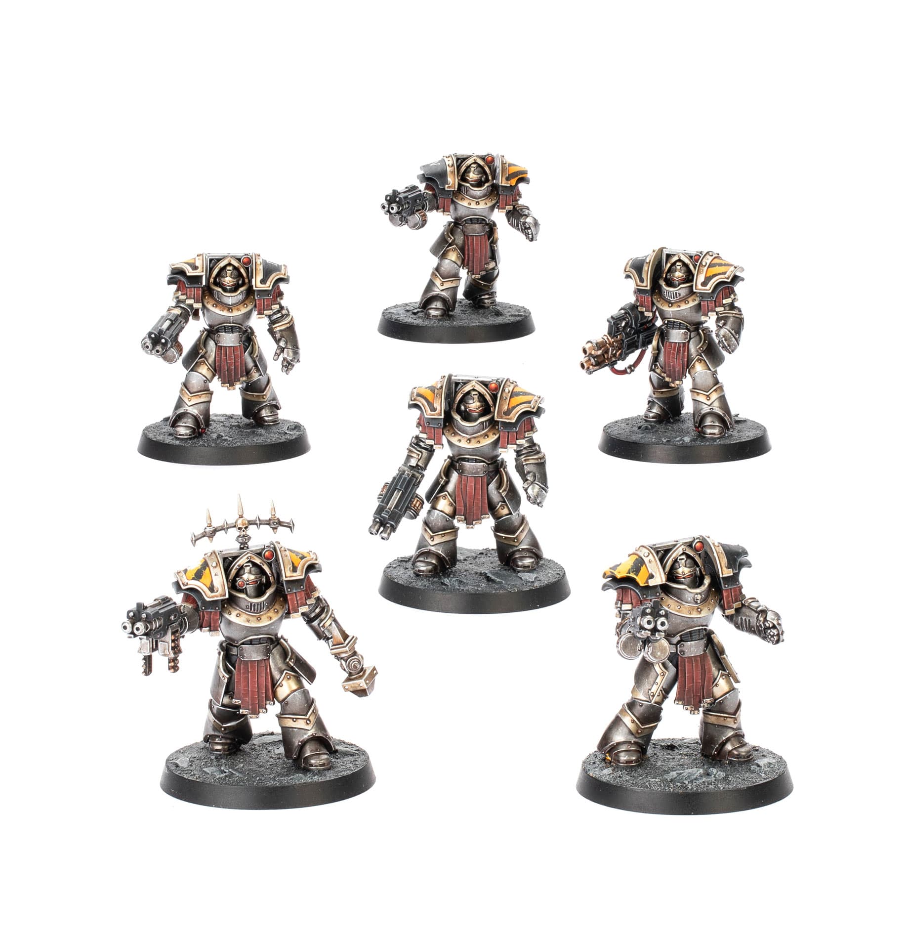 Cataphractii Terminators with Combi-bolters and Power Fists